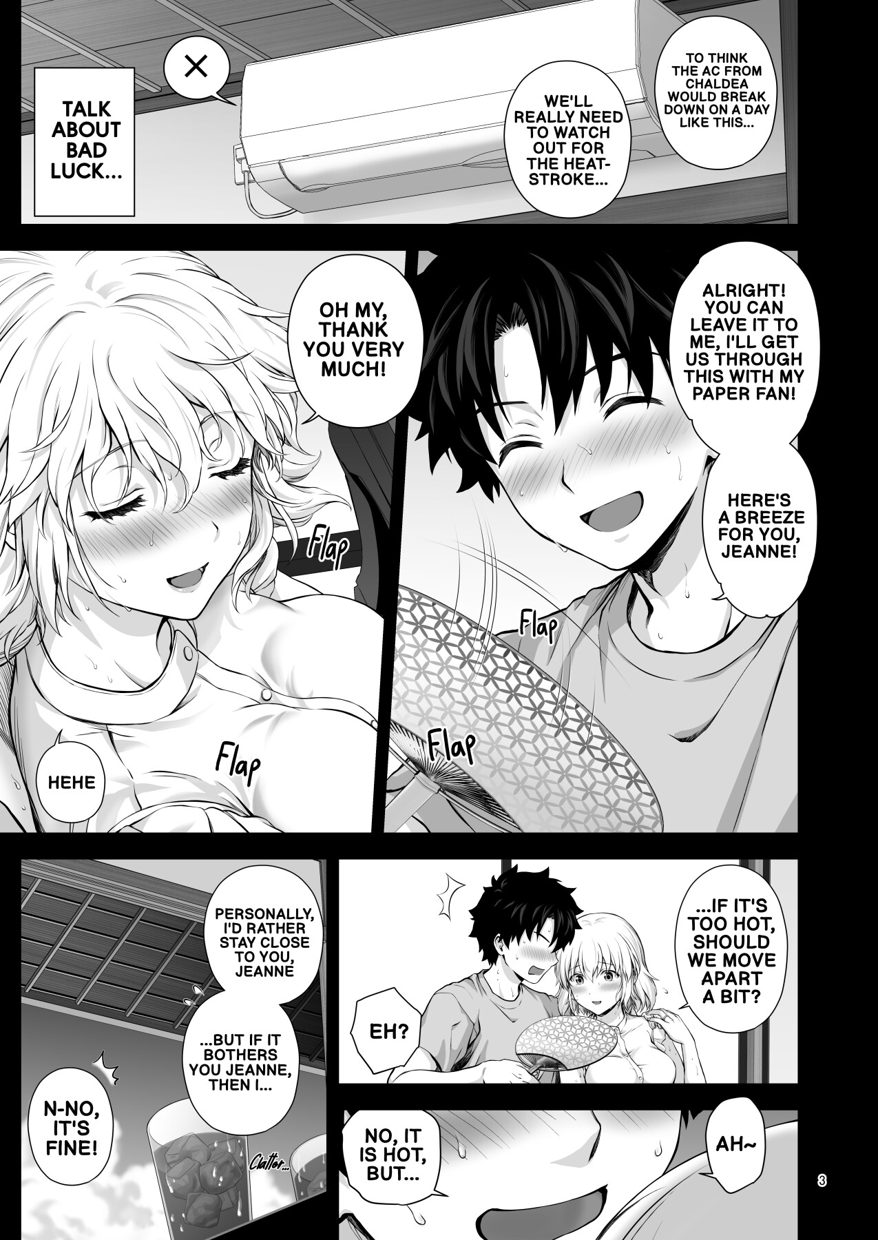 Hentai Manga Comic-On a hot summer day, me and my newlywed wife Jeanne, made love!-Read-4